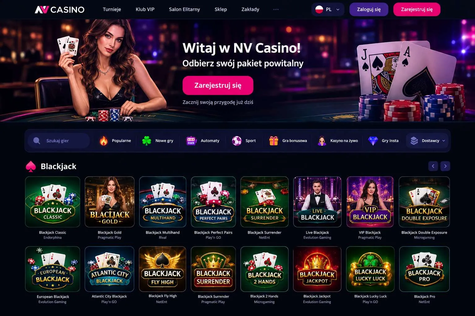 Cel rozdania i rola krupiera — blackjack online
