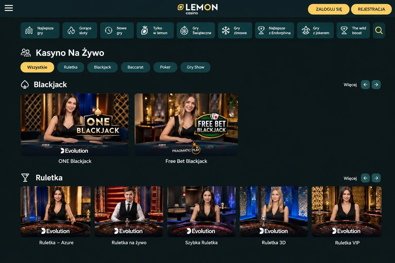 Sprawdzenie reguł stołu przed ruchem — blackjack online