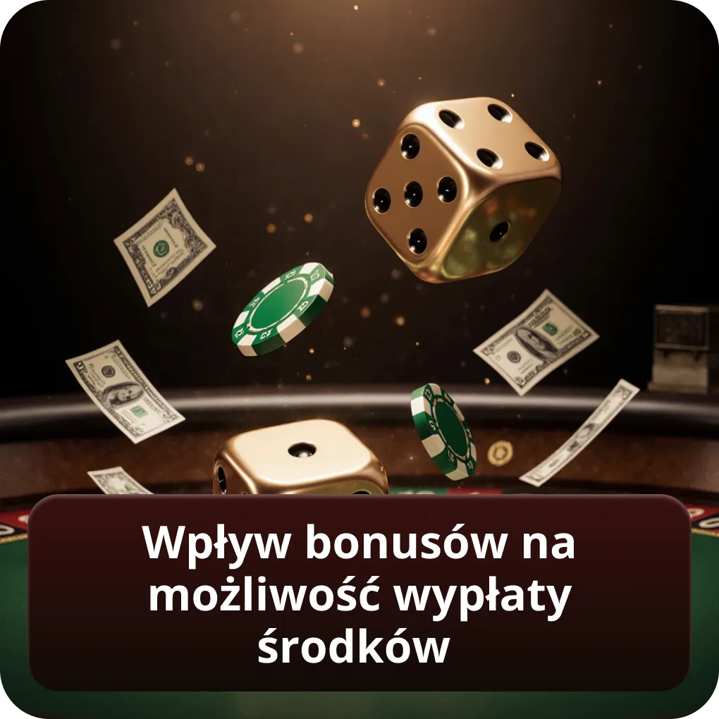 Wpływ bonusów na możliwość wypłaty środków