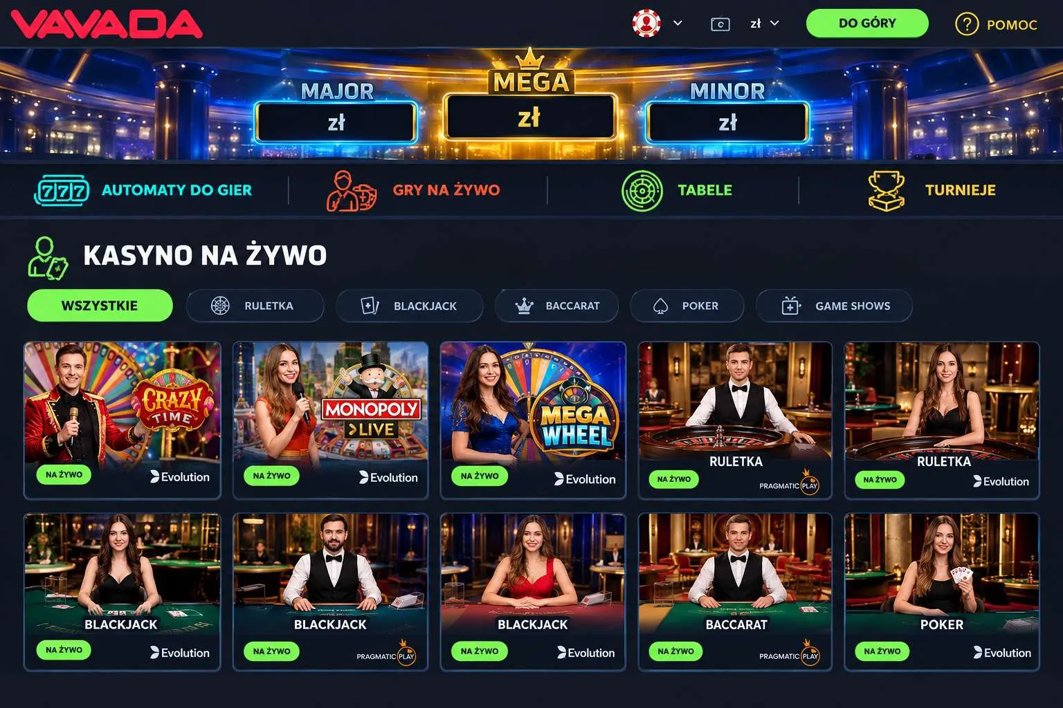 Jak działa live casino – kasyno gry