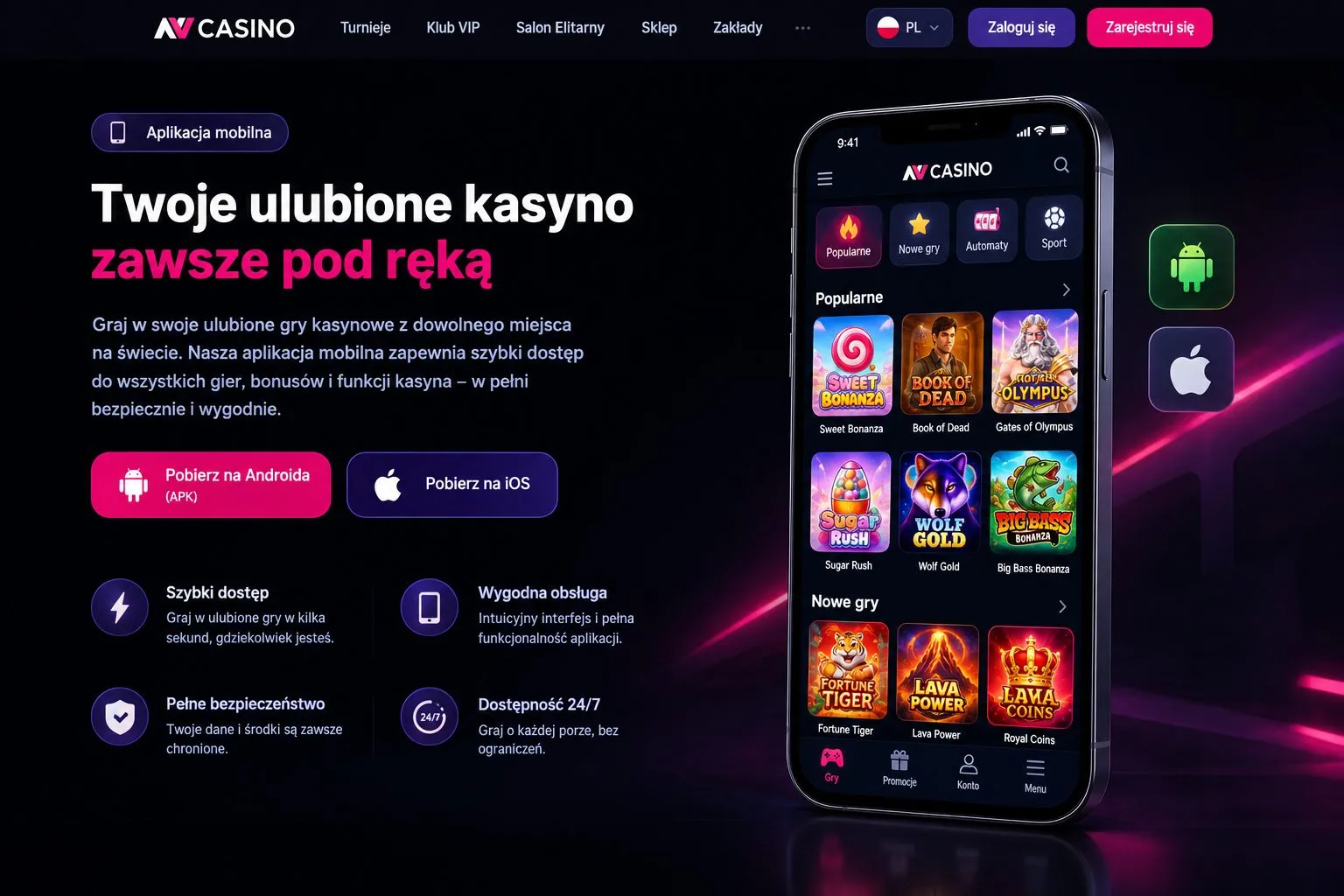 Mobilność, bezpieczeństwo i dostępność – producenci gier kasynowych