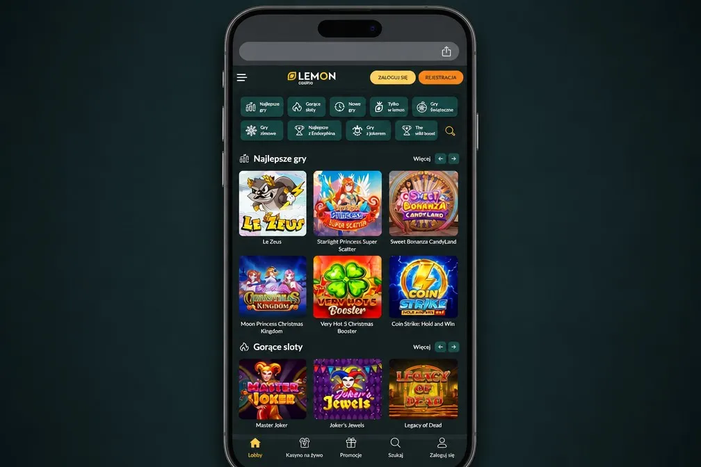 Android, iOS i wymagania systemowe – Lemon Casino aplikacja