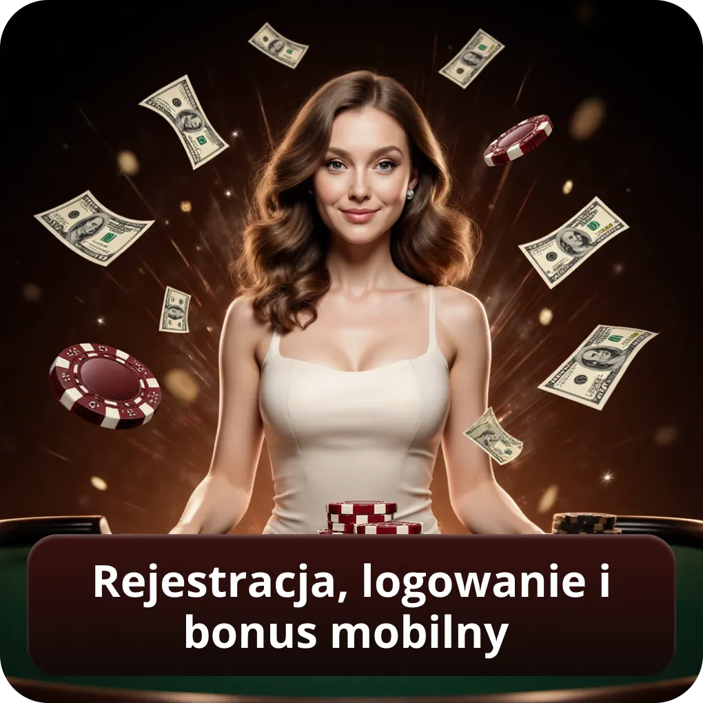 Rejestracja, logowanie i bonus mobilny