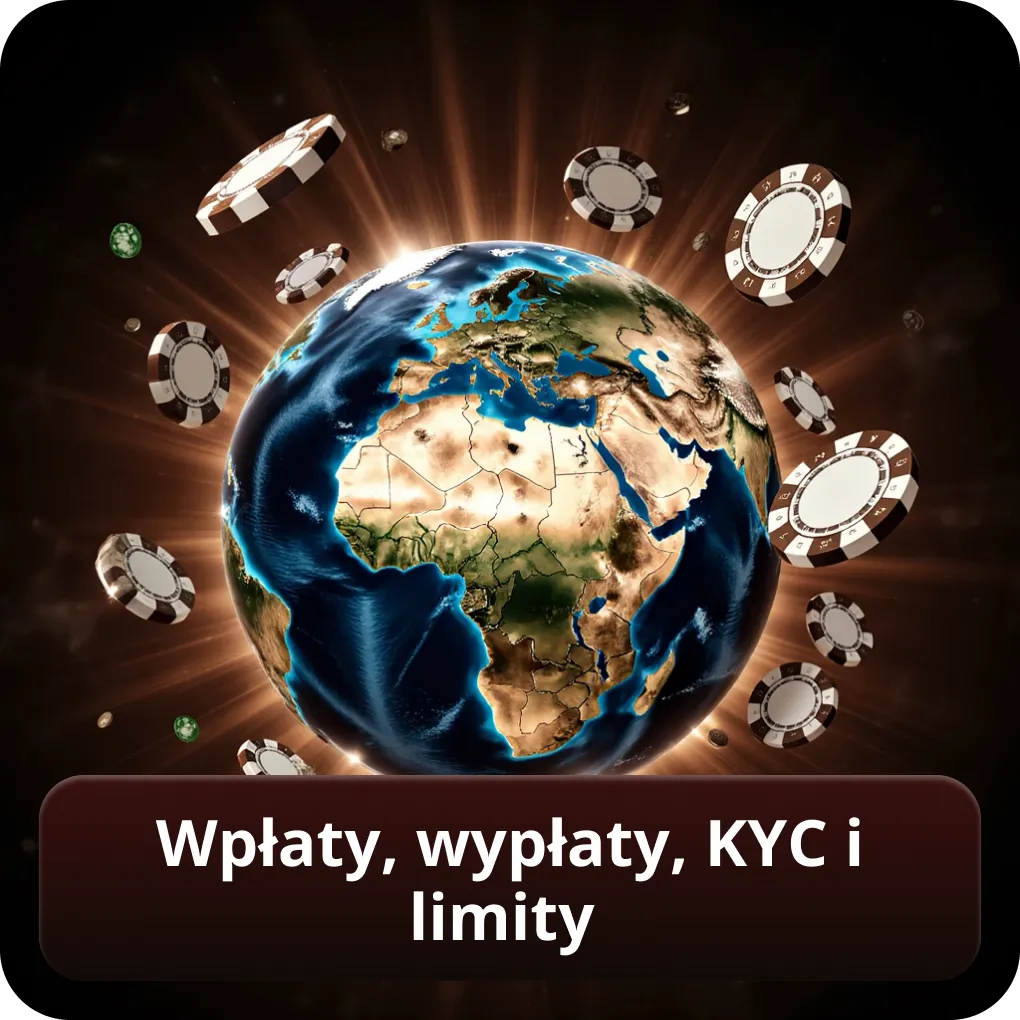 Wpłaty, wypłaty, KYC i limity