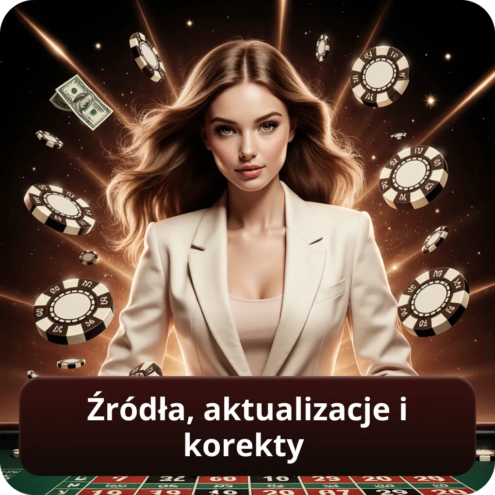 Źródła, aktualizacje i korekty