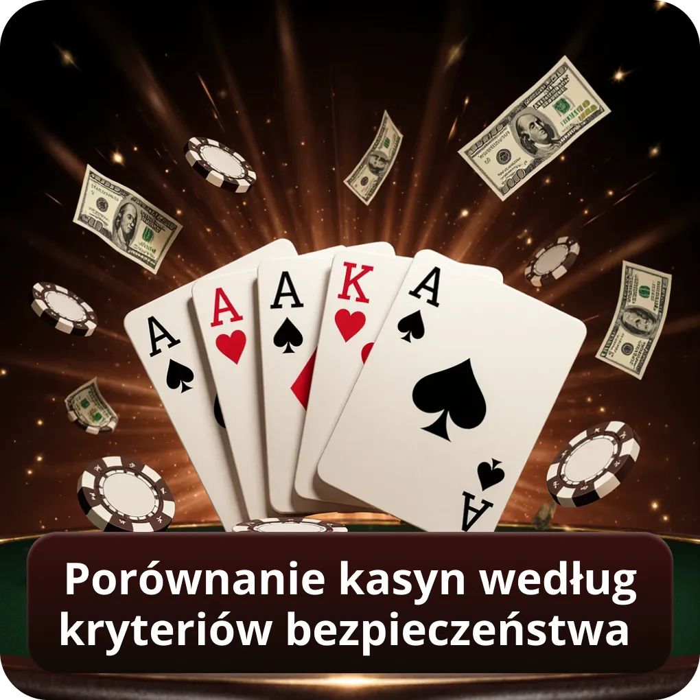 Porównanie kasyn według kryteriów bezpieczeństwa
