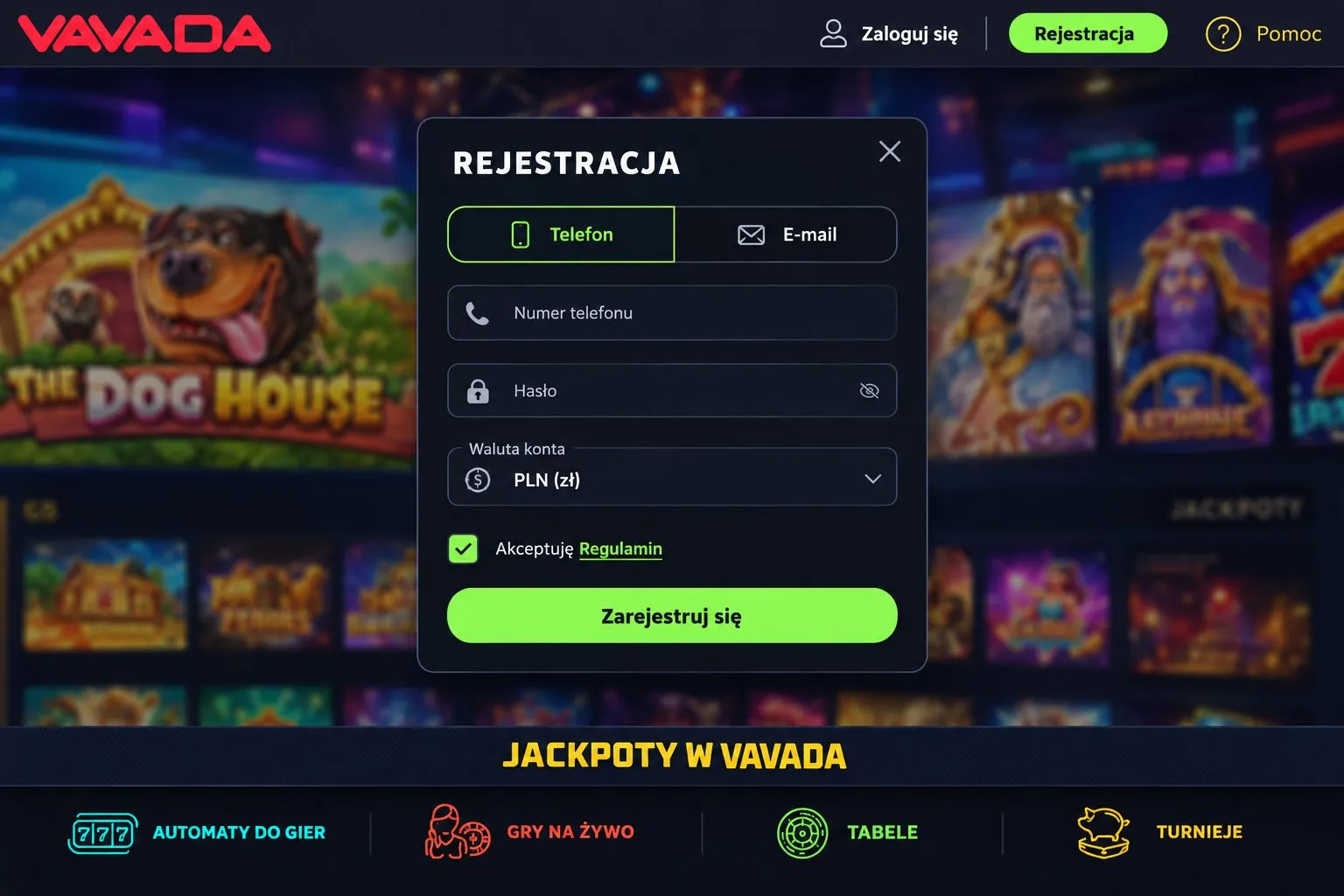 Rejestracja i aktywacja kodu – Vavada kod promocyjny