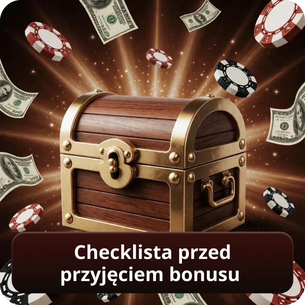 Checklista przed przyjęciem bonusu