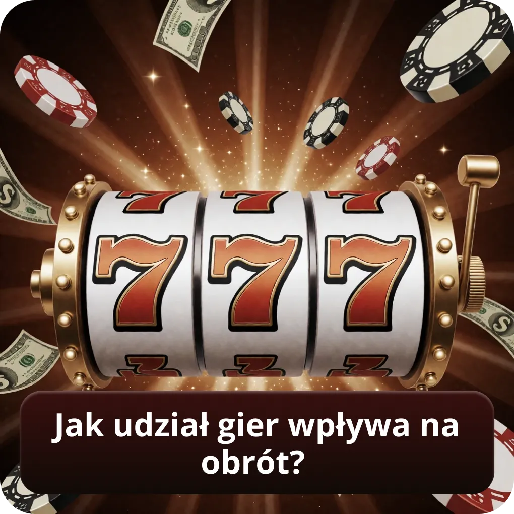 Jak udział gier wpływa na obrót?