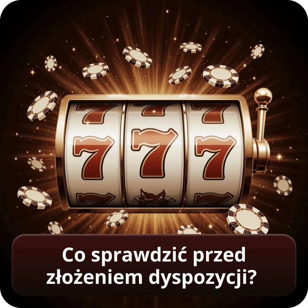 Co sprawdzić przed złożeniem dyspozycji?
