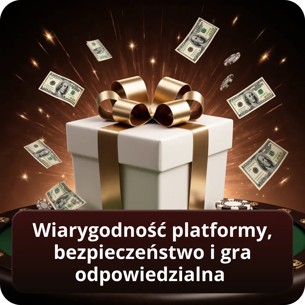 Wiarygodność platformy, bezpieczeństwo i gra odpowiedzialna